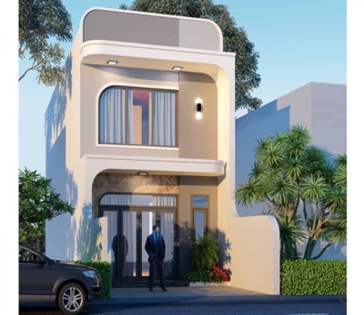 Nh&agrave; phố hiện đại anh T&ugrave;ng