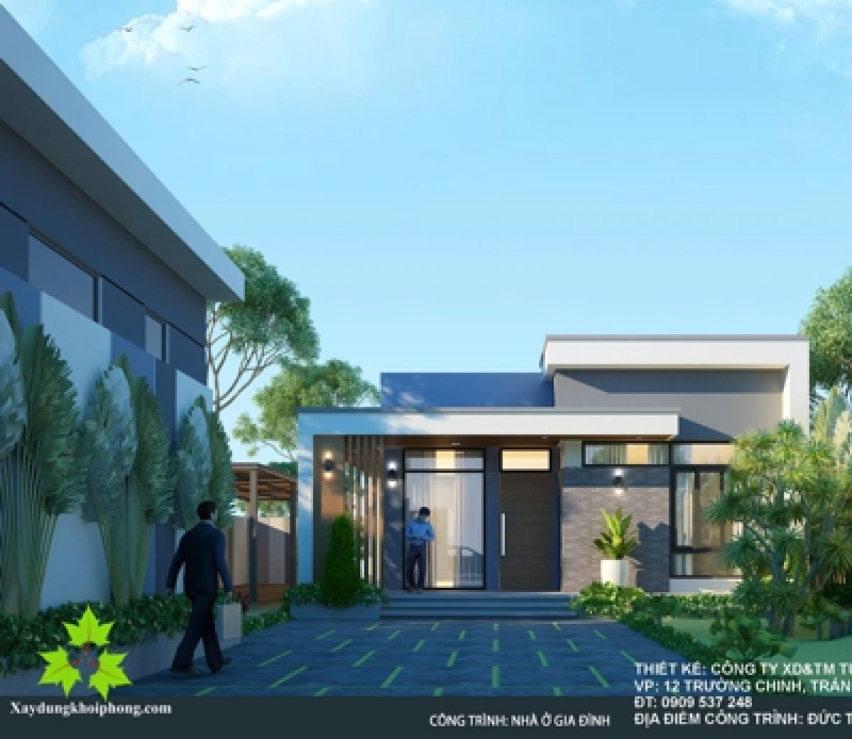 Biệt thự hiện đại anh Vũ