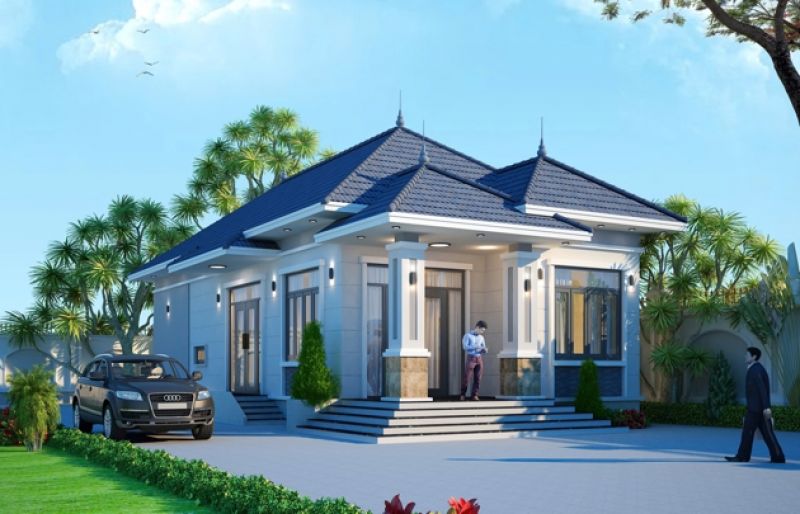 Biệt thự b&aacute;n cổ đi&ecirc;n (m&aacute;i nhật) anh Thăng